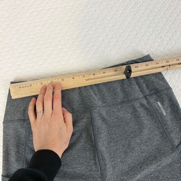 Mondetta Women's Medium Grey Vented Ankle Athletic Leggings Athleisure Stretch - Picture 6 of 10